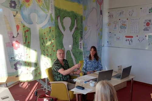 Interview tussen talententrainer Jan Wietse Fokkema en cultuurcoach Inge Sterken