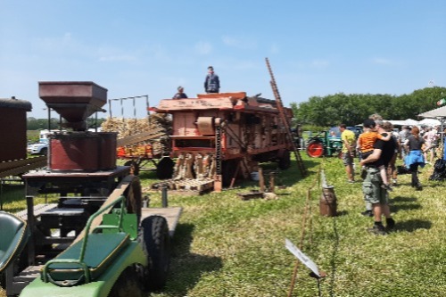 Dorsfestival met veel mensen