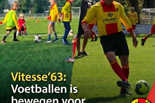 Voetballen is bewegen voor jong en oud
