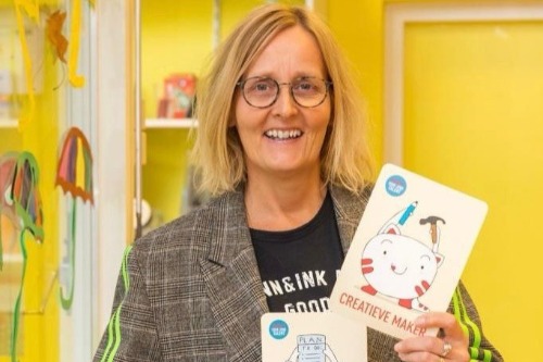 Janneke Sol met talentenkaart