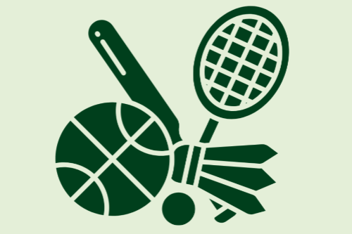 illustratie sportmateriaal