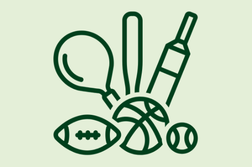 Illustratie sportmateriaal