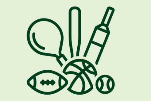 illustratie sportmateriaal