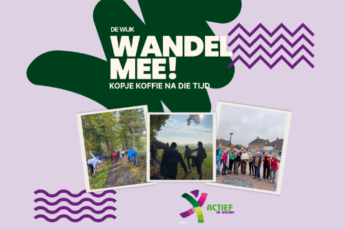 Poster wandelgroep