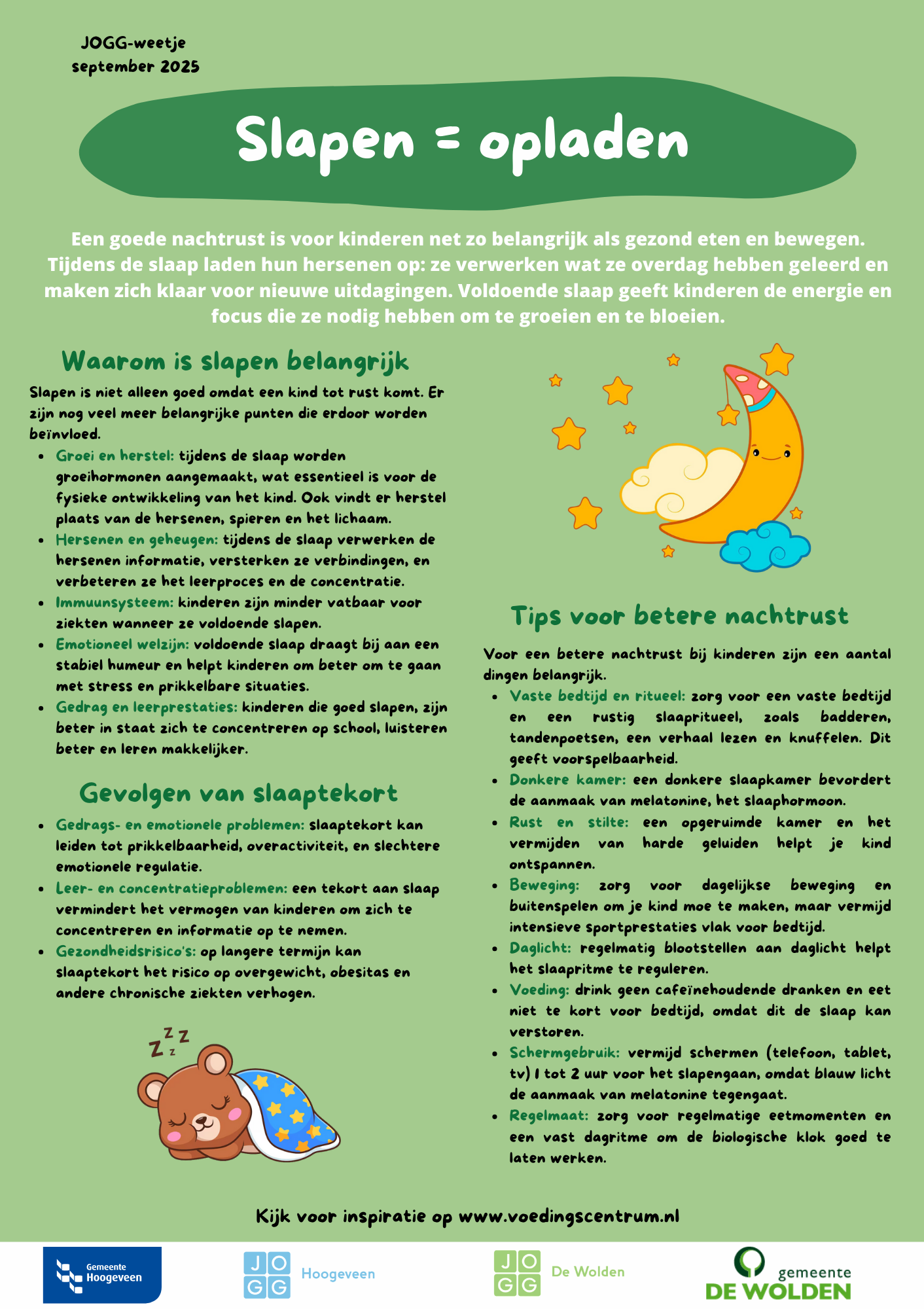 JOGG weetje september